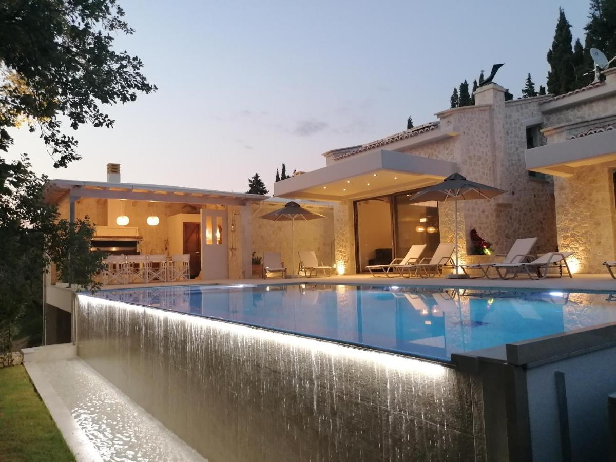 My Mediterranean Corfu Luxury Villa With Private Swimming Pool 库托卡利恩 外观 照片