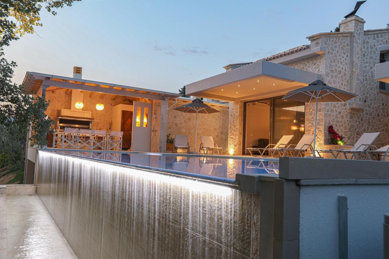 My Mediterranean Corfu Luxury Villa With Private Swimming Pool 库托卡利恩 外观 照片