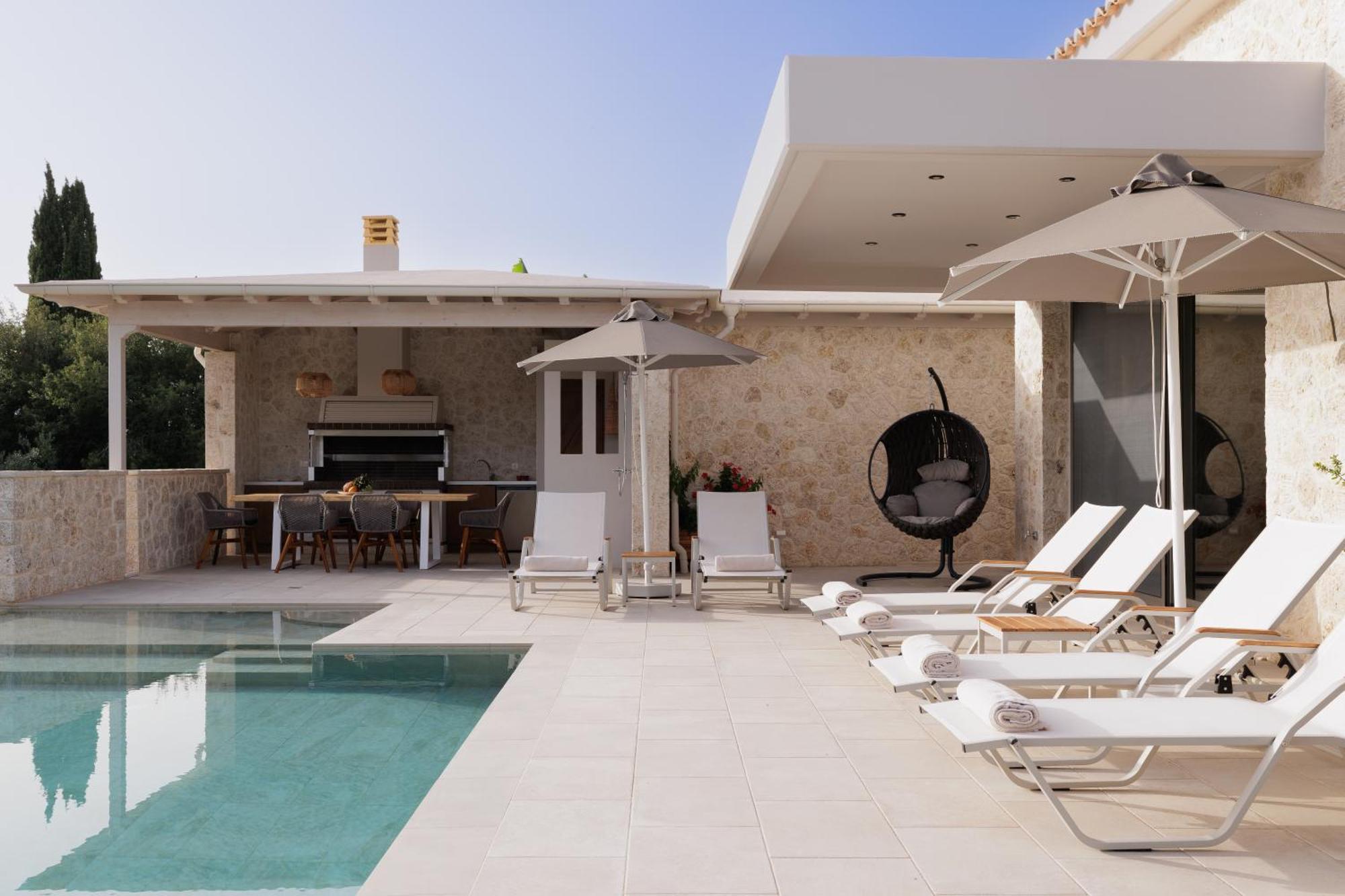 My Mediterranean Corfu Luxury Villa With Private Swimming Pool 库托卡利恩 外观 照片